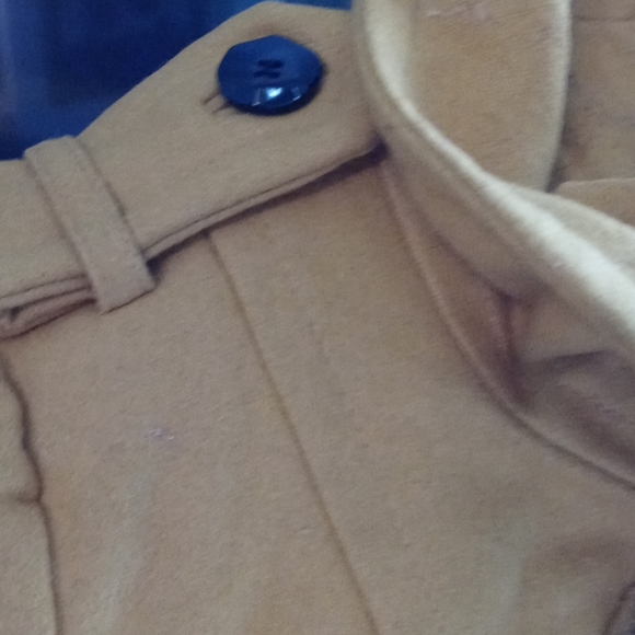 Dress barn coat. Mustard yellow. Size medium. - Picture 4 of 5